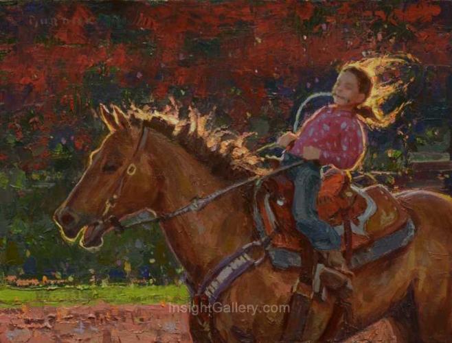 Rodeo Gal by Scott Burdick
